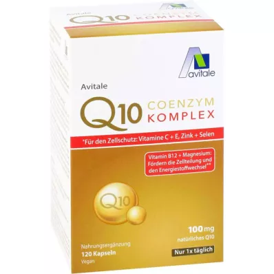 COENZYM Q10 100 mg kapsler + vitaminer + mineraler, 120 stk