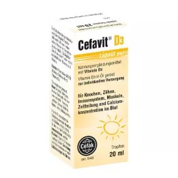 CEFAVIT D3 Flytende, rene dråper til oral bruk, 20 ml