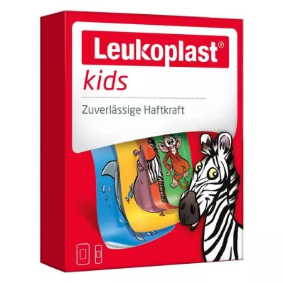LEUKOPLAST barnestrimler 19x56 mm 8 stk/38x63 mm 4 stk, 12 stk