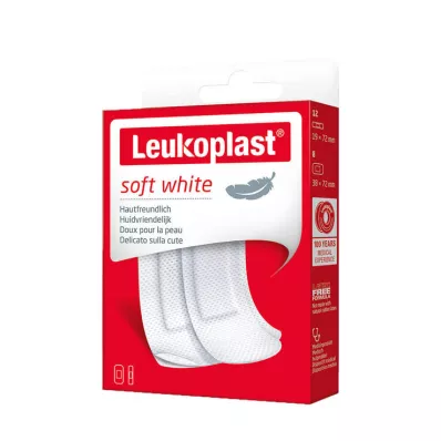 Leukoplast myke strimler 19x72mm 12 stk / 38x72 mm 8 stk, 20 stk