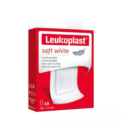 Leukoplast myke strimler 38x72 mm, 10 stk