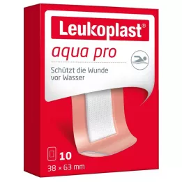 LEUKOPLAST aqua pro strips 38x63 mm, 10 stk