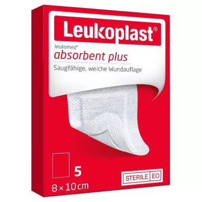 LEUKOPLAST Leukomed steril 8x10 cm sårbandasje, 5 stk