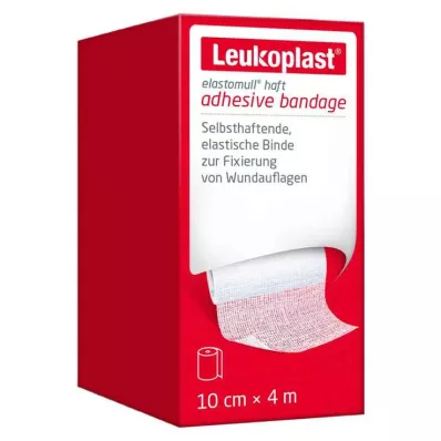 Leukoplast Elastomull selvklebende festebandasje elastisk 10 cmx4 m, 1 stk Leukoplast Elastomull selvklebende festebandasje elastisk 10 cmx4 m, 1 stk