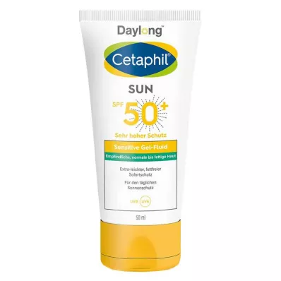 Cetaphil Solsensitiv gelvæske SPF 50 + solbeskyttende ansikt, 50 ml Cetaphil Solsensitiv gelvæske SPF 50 + solbeskyttende ansikt, 50 ml