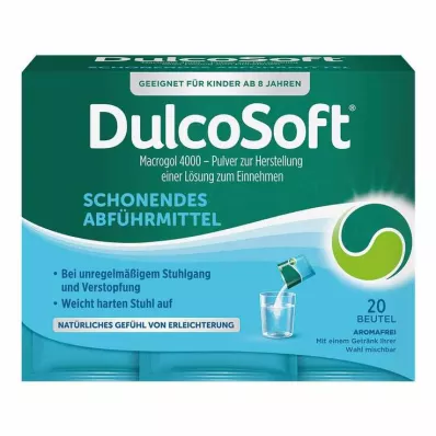 DulcoSoft® pulveravføringsmiddel mot forstoppelse, 20X10 g DulcoSoft® pulveravføringsmiddel mot forstoppelse, 20X10 g