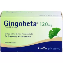 GINGOBETA 120 mg filmdrasjerte tabletter, 50 stk