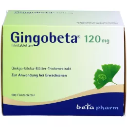 GINGOBETA 120 mg filmdrasjerte tabletter, 100 stk