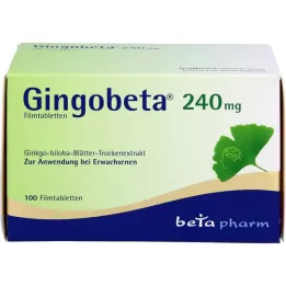 GINGOBETA 240 mg filmdrasjerte tabletter, 100 stk