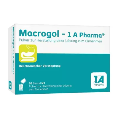 Macrogol-1A Pharma pulver til mikstur, 50 stk