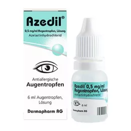 Azedil® med azelastin øyedråper, 6 ml