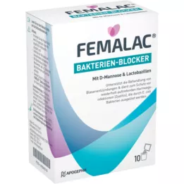 FEMALAC Bakterieblokkerende pulver, 10 stk