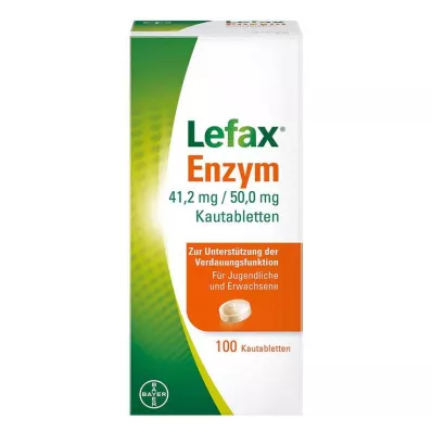 Lefax enzym tyggetabletter, 100 stk