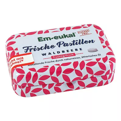 EM-EUKAL Friske pastiller skogsbær uten sukker, 20 g