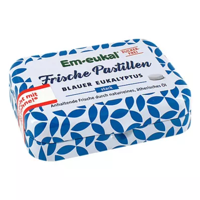 EM Eukal Friske pastiller blå eukalyptusfri, 20 g EM Eukal Friske pastiller blå eukalyptusfri, 20 g