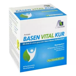 BASEN VITAL KUR pluss vitamin D3+K2-pulver, 60 stk