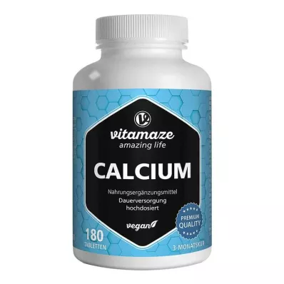 CALCIUM 400 mg veganske tabletter, 180 stk CALCIUM 400 mg veganske tabletter, 180 stk
