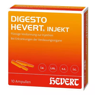Digesto Hevert injisere ampuller, 10x2 ml