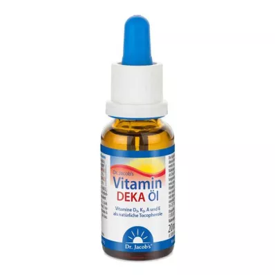 VITAMIN DEKA Dr. Jacobs dråpeolje, 20 ml