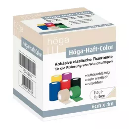 HÖGA-HAFT Fargefikseringsbånd 6 cmx4 m hudfarget, 1 stk