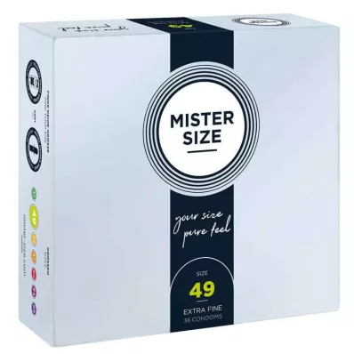 MISTER Kondomer i størrelse 49, 36 stk MISTER Kondomer i størrelse 49, 36 stk