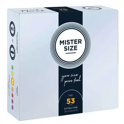MISTER Kondomer i størrelse 53, 36 stk MISTER Kondomer i størrelse 53, 36 stk