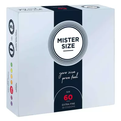 MISTER Kondomer i størrelse 60, 36 stk