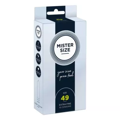 MISTER Kondomer i størrelse 49, 10 stk MISTER Kondomer i størrelse 49, 10 stk