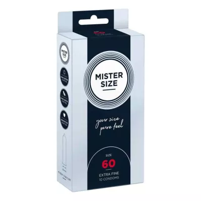 MISTER Kondomer i størrelse 60, 10 stk MISTER Kondomer i størrelse 60, 10 stk