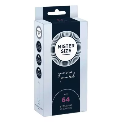 MISTER Kondomer i størrelse 64, 10 stk MISTER Kondomer i størrelse 64, 10 stk