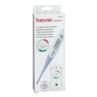 BEURER OT20 basaltermometer + syklusapp Ovy, 1 stk BEURER OT20 basaltermometer + syklusapp Ovy, 1 stk