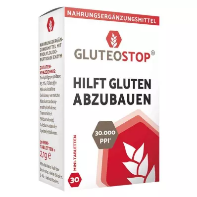 GLUTEOSTOP Tabletter, 30 stk GLUTEOSTOP Tabletter, 30 stk