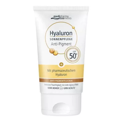 Hyaluronic solpleie ansikt anti-pigment & anti-age SPF50, 50 ml Hyaluronic solpleie ansikt anti-pigment & anti-age SPF50, 50 ml