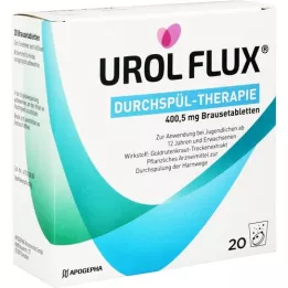 UROL FLUX Flush Therapy 400,5 mg brusetablett, 20 stk