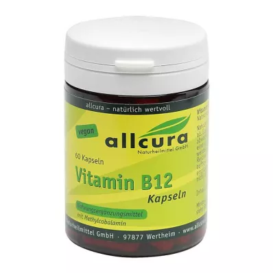 VITAMIN B12 CAPSULES, 60 stk