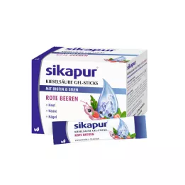 SIKAPUR Kiselsyregelsticks røde bær, 30 stk