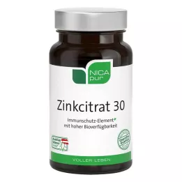 NICAPUR Sinkcitrat 30 kapsler, 60 kapsler