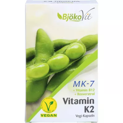 VITAMIN K2 MK7 helt veganske kapsler, 60 stk