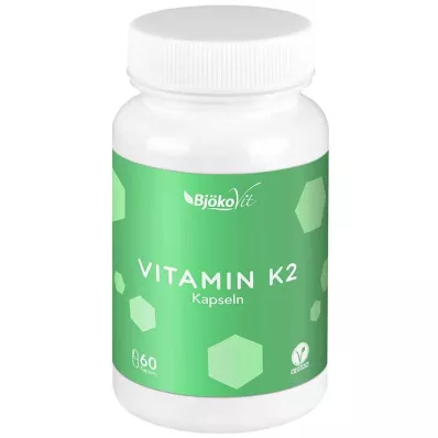 Vitamin K2 MK7 all-trans veganske kapsler, 60 stk Vitamin K2 MK7 all-trans veganske kapsler, 60 stk