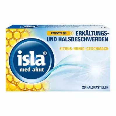 ISLA MED akutte sitrus-honningpastiller, 20 stk ISLA MED akutte sitrus-honningpastiller, 20 stk