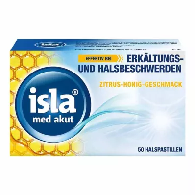 ISLA MED akutte sitrus-honningpastiller, 50 stk ISLA MED akutte sitrus-honningpastiller, 50 stk