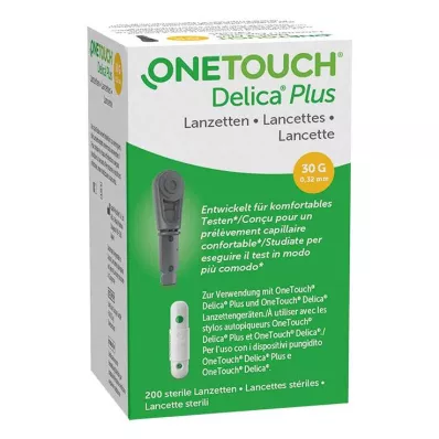 One Touch Delica Plus nålelansetter, 200 stk One Touch Delica Plus nålelansetter, 200 stk