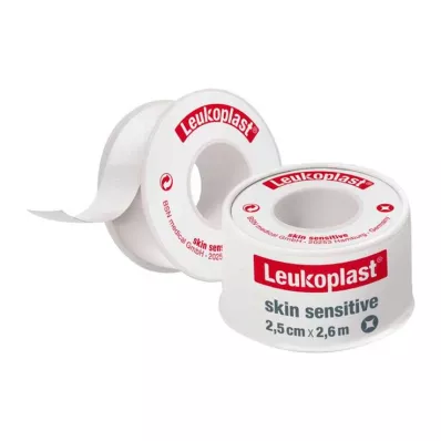LEUKOPLAST Skin Sensitive 2,5 cm x 2,6 cm med beskyttelsesdeksel, 1 stk LEUKOPLAST Skin Sensitive 2,5 cm x 2,6 cm med beskyttelsesdeksel, 1 stk