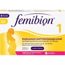 FEMIBION 1 Fertilitet+tidlig graviditet uten jodtabletter, 60 stk