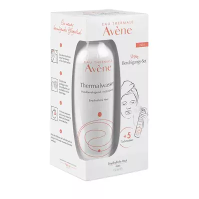Avene termisk vannspray + 5 arkmasker sett (1 pakke) Avene termisk vannspray + 5 arkmasker sett (1 pakke)