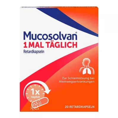 MUCOSOLVAN 1 gang daglig depotkapsler, 20 stk