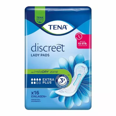 TENA LADY Discreet pads extra plus, 16 stk TENA LADY Discreet pads extra plus, 16 stk