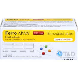 FERRO AIWA 100 mg filmdrasjerte tabletter, 50 stk