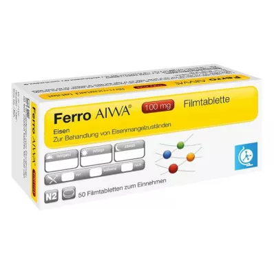 Ferro AIWA 100 mg filmdrasjerte tabletter, 50 stk