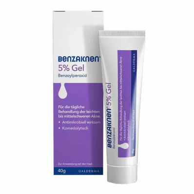 Benzaknen® 5 % gel for mild til moderat akne, 40 g